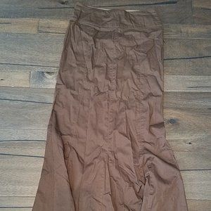 Long Brown Skirt